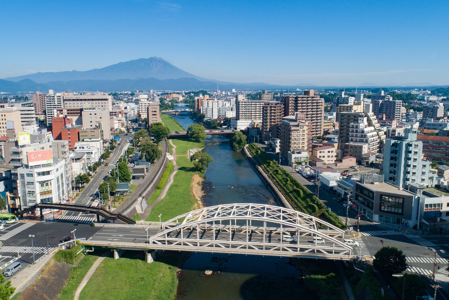 写真：盛岡市の街並み