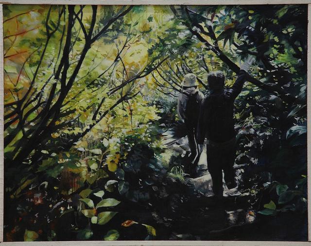 写真:展示中の作品 美術工芸 私が息をしている