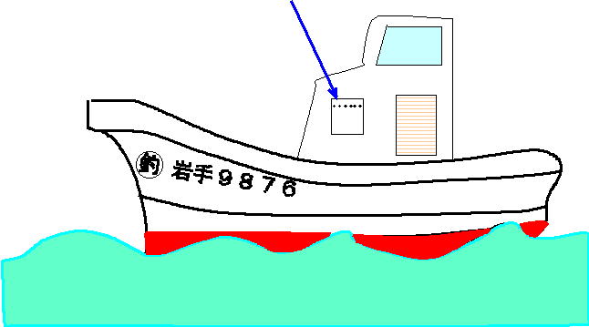 船体のイラスト