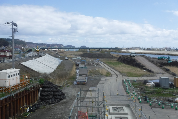 写真:久慈川復旧工事8