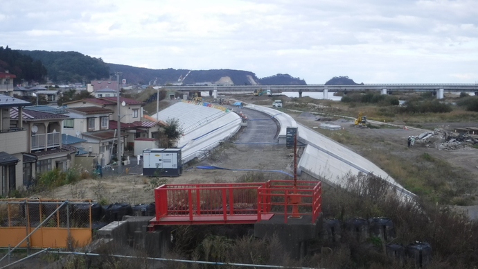 写真:久慈川復旧工事4