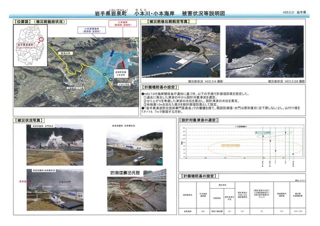 小本川被害状況等説明図p1