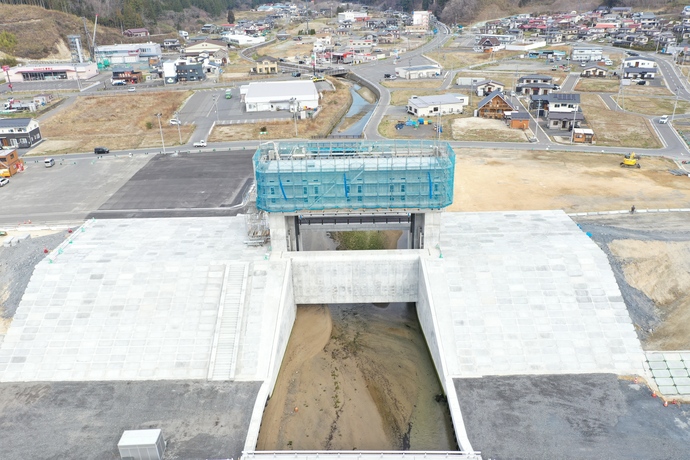 写真:大沢川水門2