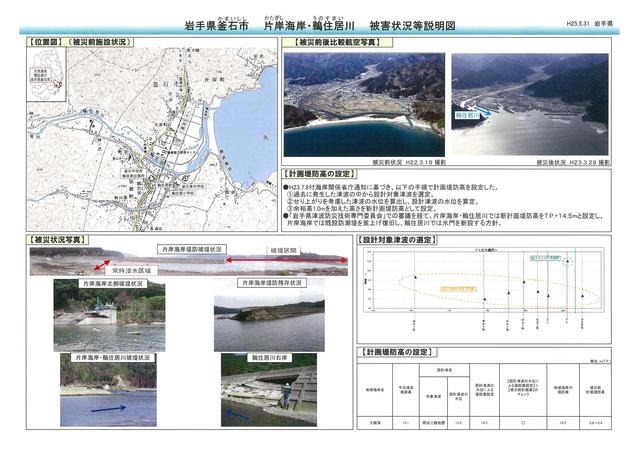 鵜住居川被害状況等説明図p1