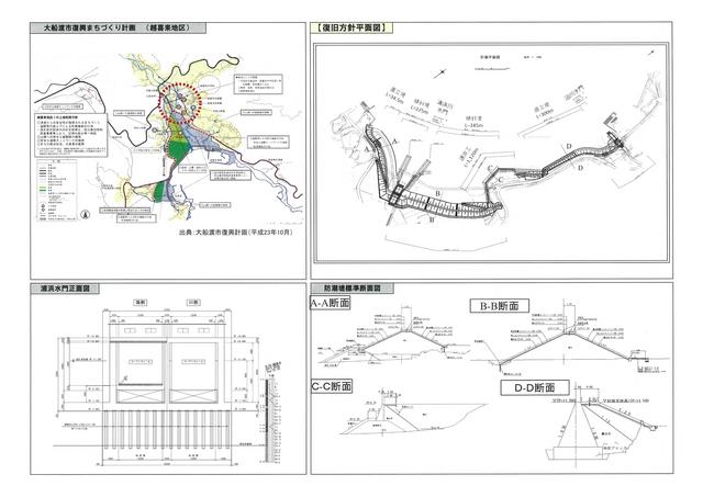 越喜来海岸被害状況等説明図p2