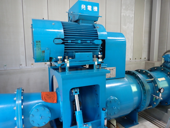 北上浄化センター 小水力発電設備