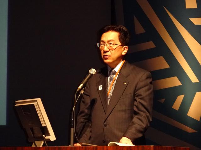 写真:オープニングセッションにおいて、防災・復興に関する本県からの提言を発信2