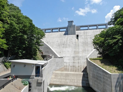 簗川発電所の写真