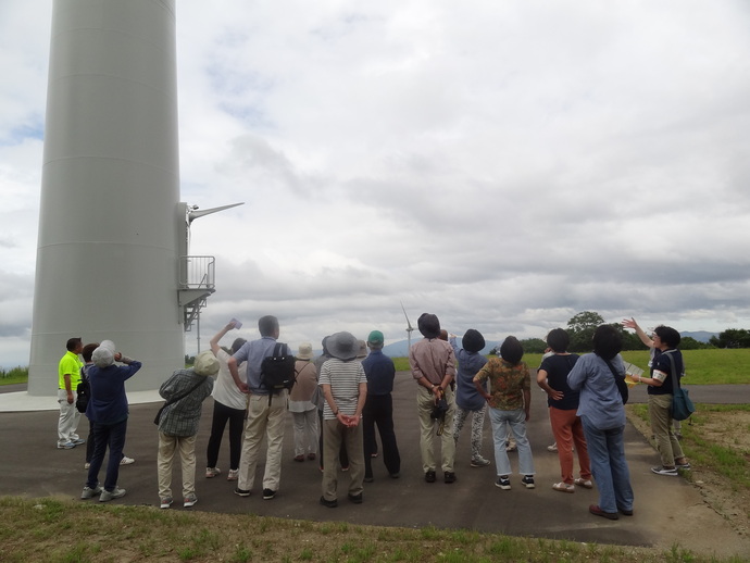 高森高原風力発電所見学の写真