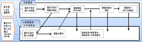 図:規制違反に係る調査の流れ