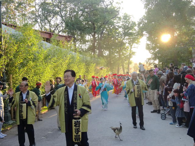 ジャポニスム2018（岩手県参加行事・さんさ踊り披露）の写真