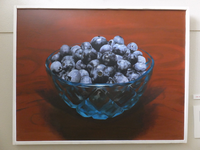 写真:展示中の作品 絵画 叔母からのおくりもの