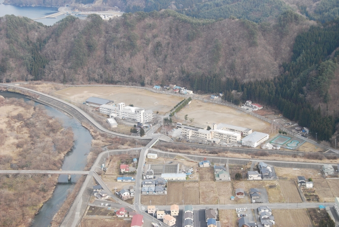 東日本大震災前のスタジアム建設地