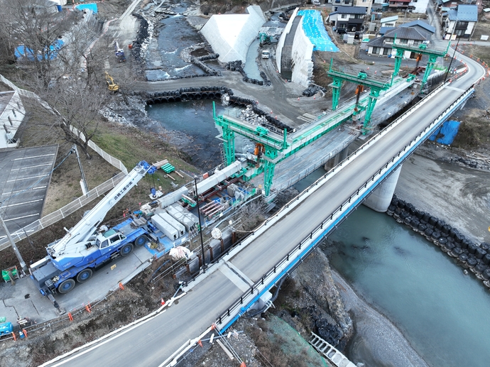 市街地工区 泉橋付近