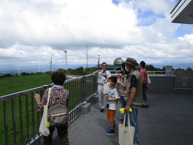 高森高原風力発電所の見学の写真