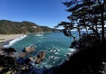 明戸海岸の景観