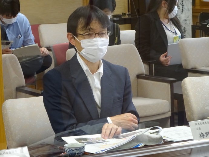 東北地方整備局長との懇談写真