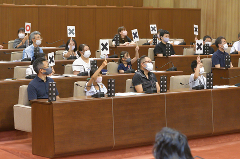 写真：親子県議会教室の様子