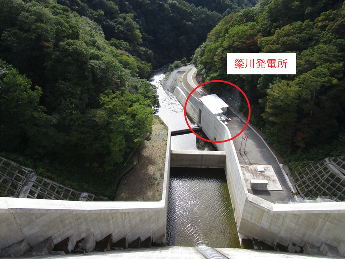 写真:簗川発電所