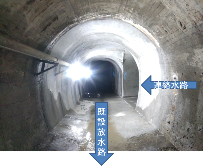 胆沢第二発電所代替放流設備