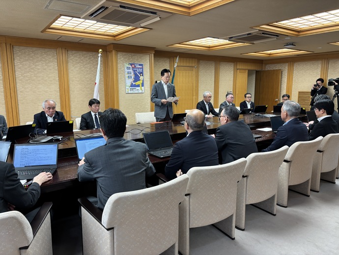 ILC推進本部会議の様子