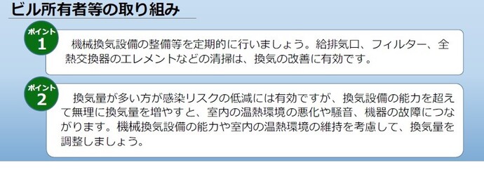 ビル所有者等の取組み