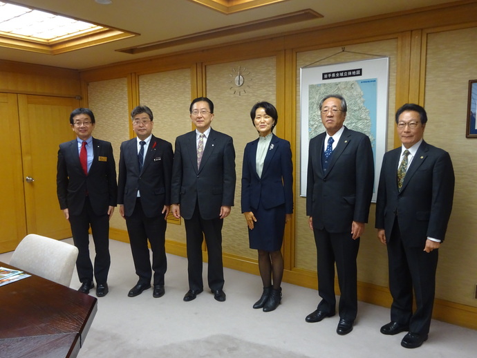 駐仙台韓国総領事表敬写真