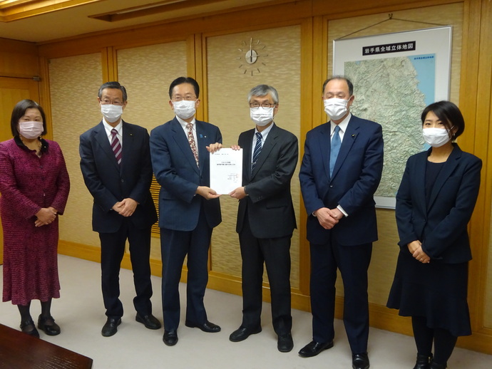 日本共産党岩手県委員会要望写真