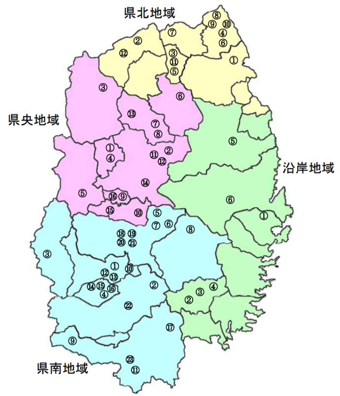 R6.4岩手県地図