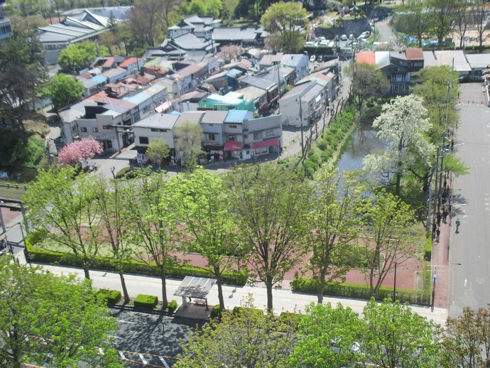 内丸緑地(上から)