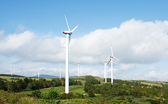 写真：風力発電