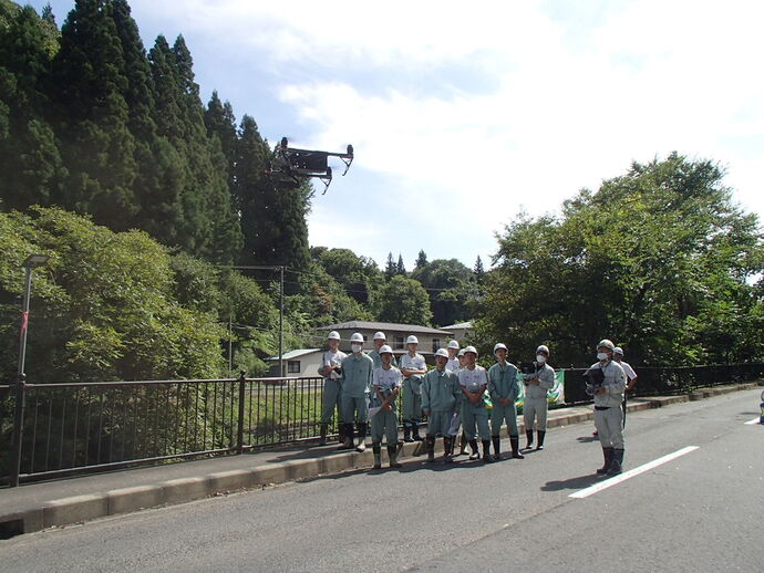 写真：工事現場見学会1