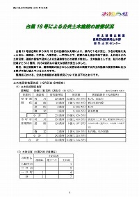 台風18号に係る公共土木施設の被害状況