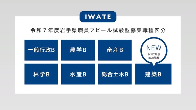 【令和7年3月13日掲載】岩手で広がる！選択が 可能性が 未来が！アピール試験型で新たなステージへ！～岩手県職員募集2025