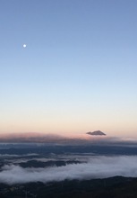 天峰山から見る岩手山の景観