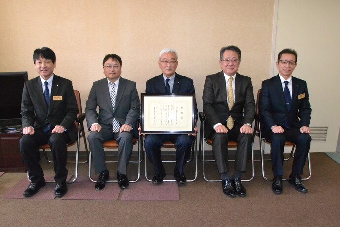 建設工事奨励表彰写真