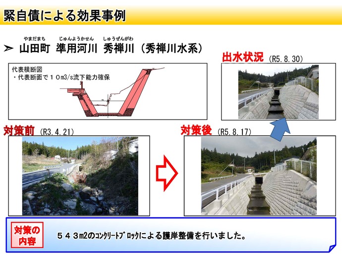 【令和7年6月11日掲載】県内全域で、災害の発生予防や、災害の拡大防止のための河川事業が進められています！