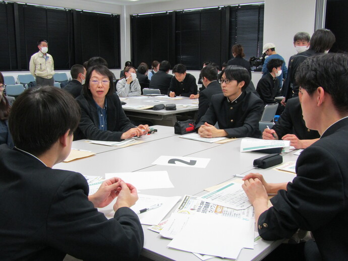 写真:意見交換会