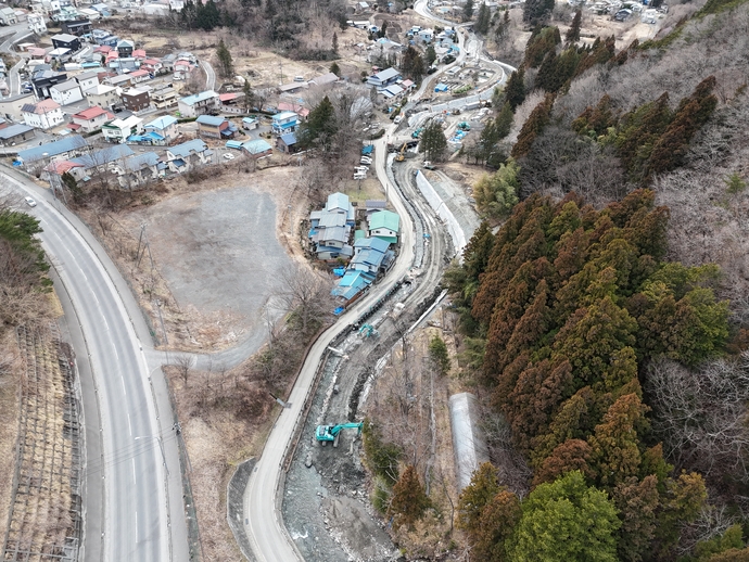 【令和7年5月9日掲載】平成28年台風第10号豪雨災害に伴う岩泉町小本川の改良復旧工事の状況を、現地の写真でお知らせします！