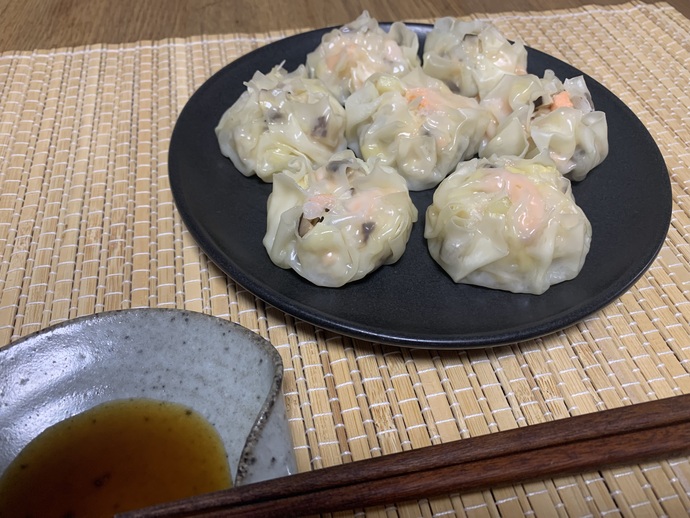 レンジで簡単！サーモンしゅうまい