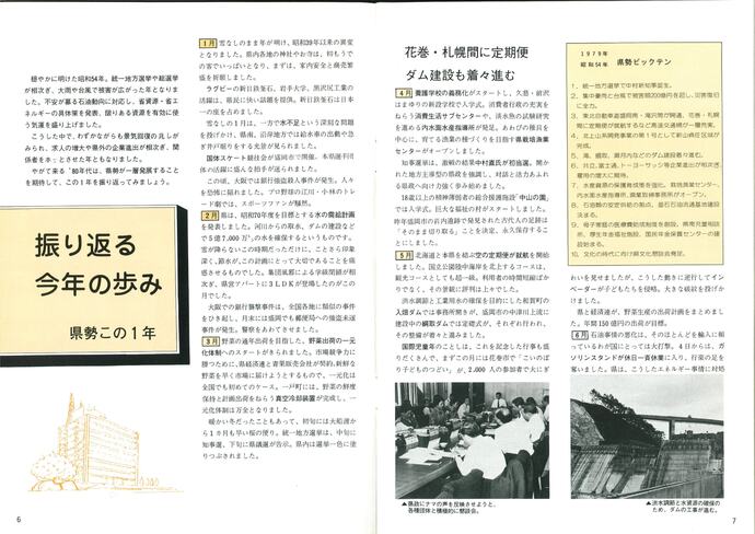 【令和7年6月20日掲載】資料で振り返る岩手県の社会資本整備の歴史！月刊いわて1979年12月号 昭和54年「1979年県政ビッグ・テン」