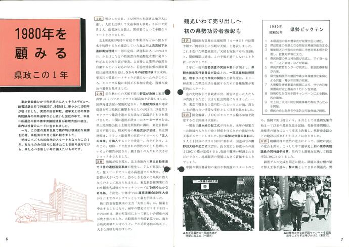 【令和7年6月25日掲載】資料で振り返る岩手県の社会資本整備の歴史！月刊いわて1980年12月号 昭和55年「1980年県政ビッグ・テン」