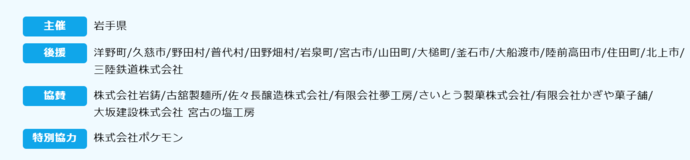 主催等