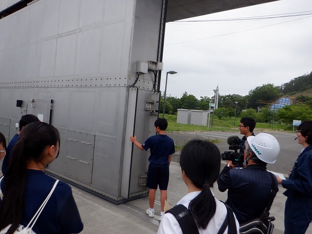 現場見学2（陸閘開閉）