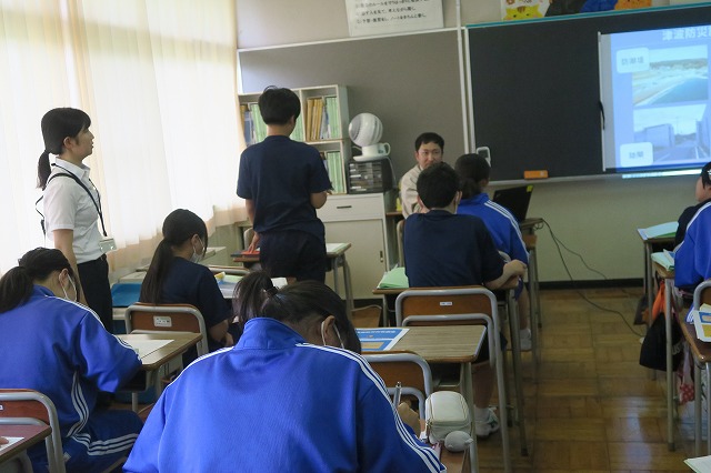 出前講座2（座学：津波）