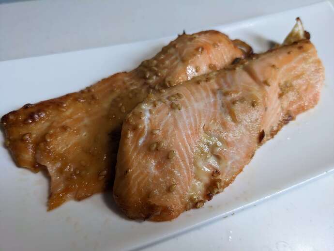 鮭の味噌マヨ焼