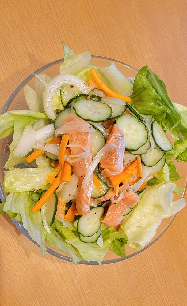 サーモンマリネサラダ