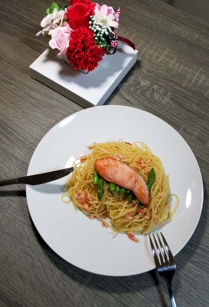 頑張れ大谷選手！塩パスタより美味しいトラウトパスタ