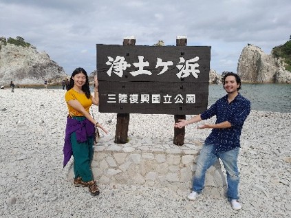浄土ヶ浜での一枚
