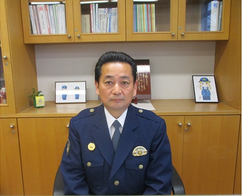 写真:高橋署長